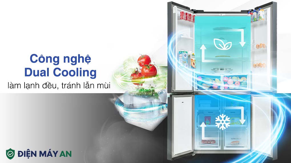 Tủ Lạnh Toshiba Inverter 509 Lít Multi Door GR-RF605WI-PMV(06)-MG